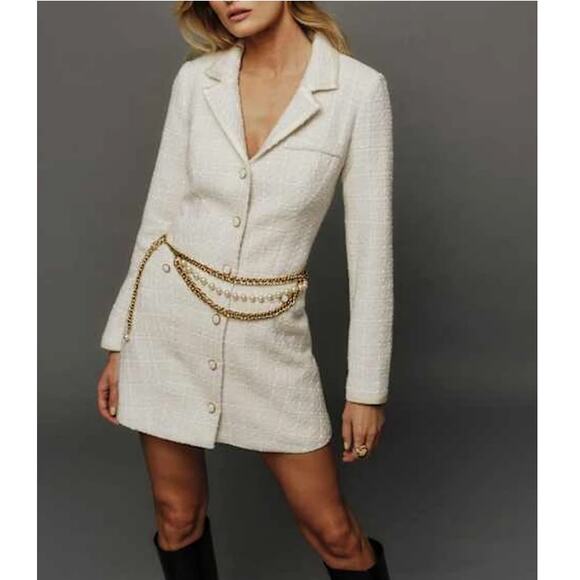 Reformation Dresses & Skirts - Reformation Women's Ivory Jolie Dress Size 2